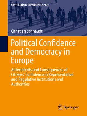 cover image of Political Confidence and Democracy in Europe